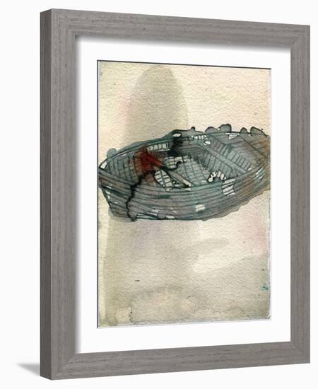 Small Boat, 2019 (W/C on Arrches)-Graham Dean-Framed Giclee Print