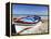 Small Boat on Tourist Beach the Mediterranean Sea, Djerba Island, Tunisia, North Africa, Africa-Dallas & John Heaton-Framed Premier Image Canvas