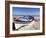 Small Boat on Tourist Beach the Mediterranean Sea, Djerba Island, Tunisia, North Africa, Africa-Dallas & John Heaton-Framed Photographic Print