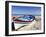 Small Boat on Tourist Beach the Mediterranean Sea, Djerba Island, Tunisia, North Africa, Africa-Dallas & John Heaton-Framed Photographic Print