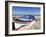 Small Boat on Tourist Beach the Mediterranean Sea, Djerba Island, Tunisia, North Africa, Africa-Dallas & John Heaton-Framed Photographic Print