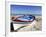 Small Boat on Tourist Beach the Mediterranean Sea, Djerba Island, Tunisia, North Africa, Africa-Dallas & John Heaton-Framed Photographic Print