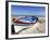 Small Boat on Tourist Beach the Mediterranean Sea, Djerba Island, Tunisia, North Africa, Africa-Dallas & John Heaton-Framed Photographic Print