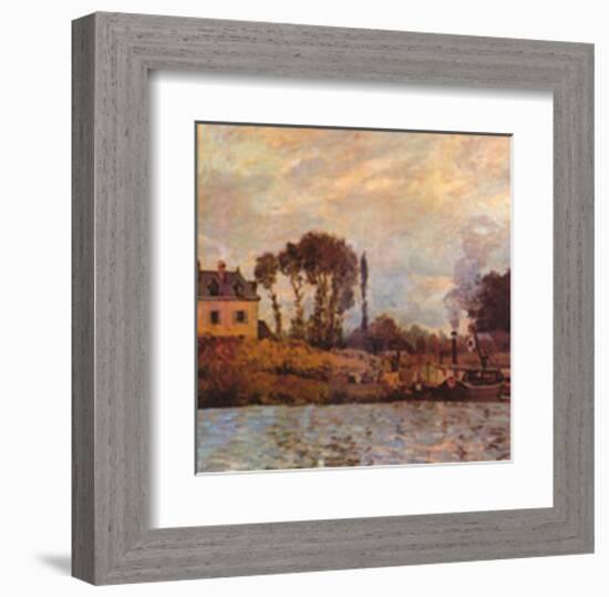 Small Boat on Water-Claude Monet-Framed Giclee Print