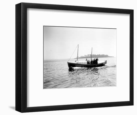 Small Boat Underway-Asahel Curtis-Framed Premium Giclee Print