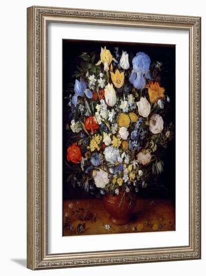 Small Bouquet of Flowers, 1590 (Painting)-Jan the Elder Brueghel-Framed Giclee Print