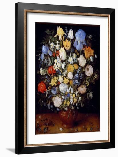 Small Bouquet of Flowers, 1590 (Painting)-Jan the Elder Brueghel-Framed Giclee Print