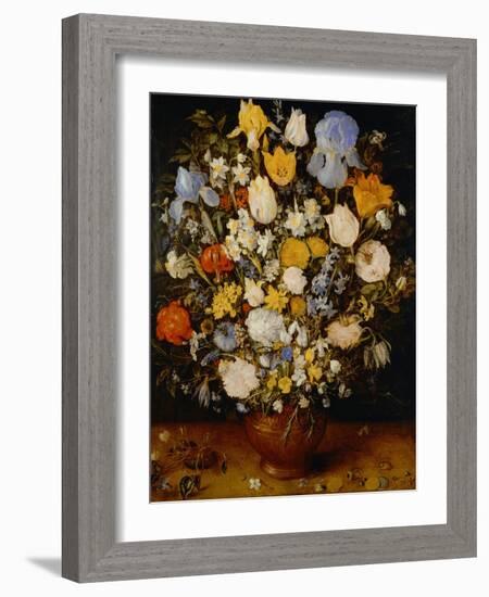 Small Bouquet of Flowers, 1599-Jan Brueghel the Elder-Framed Giclee Print