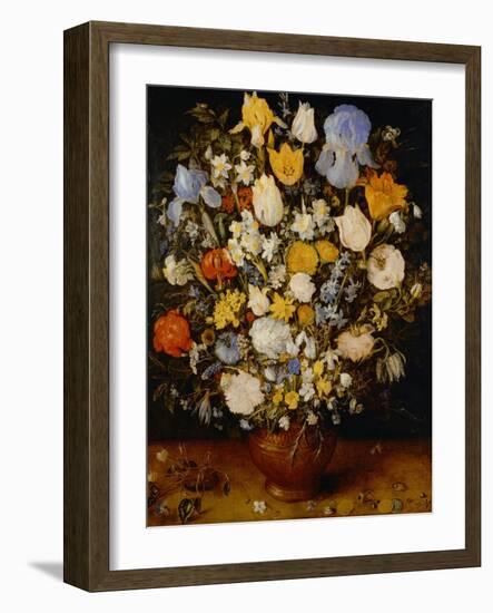 Small Bouquet of Flowers, 1599-Jan Brueghel the Elder-Framed Giclee Print