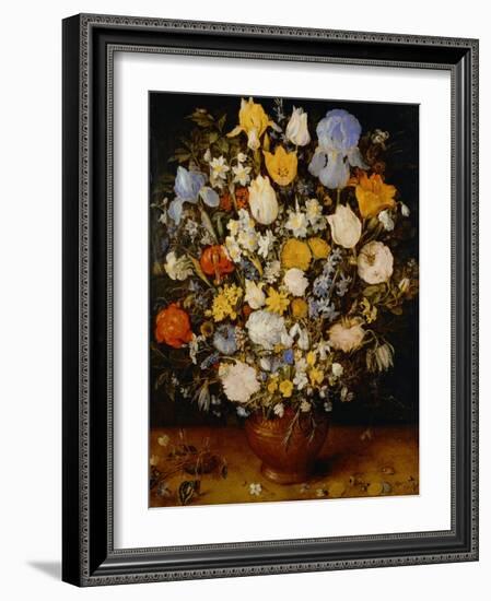 Small Bouquet of Flowers, 1599-Jan Brueghel the Elder-Framed Giclee Print