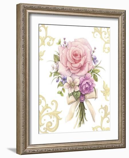 Small Bouquet with a White Bow-Maria Rytova-Framed Giclee Print