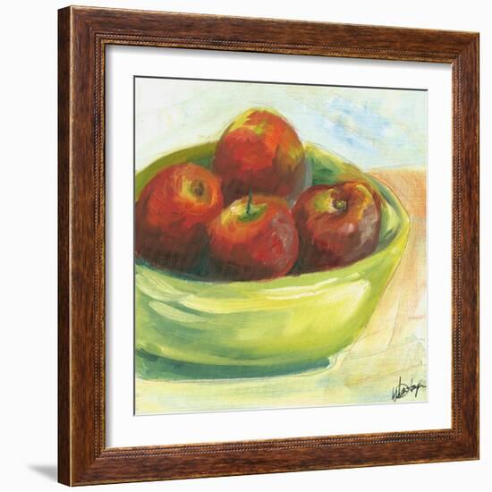 Small Bowl of Fruit III-Ethan Harper-Framed Art Print