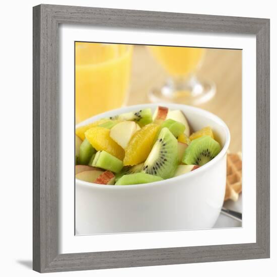 Small Bowl of Fruit Salad-Alexander Feig-Framed Photographic Print
