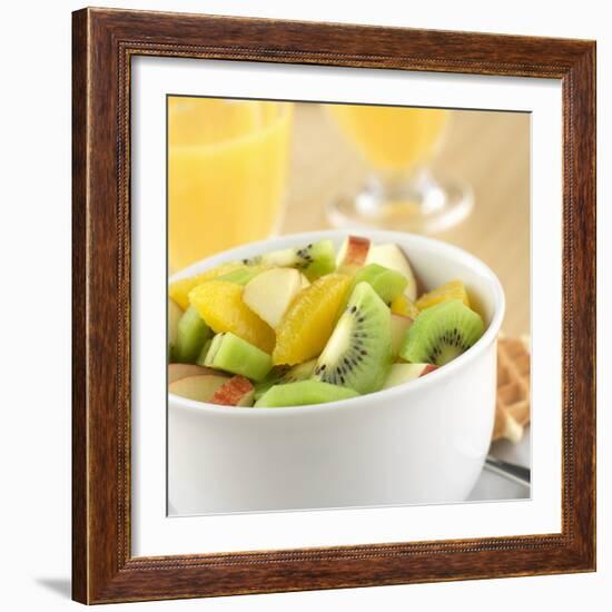 Small Bowl of Fruit Salad-Alexander Feig-Framed Photographic Print