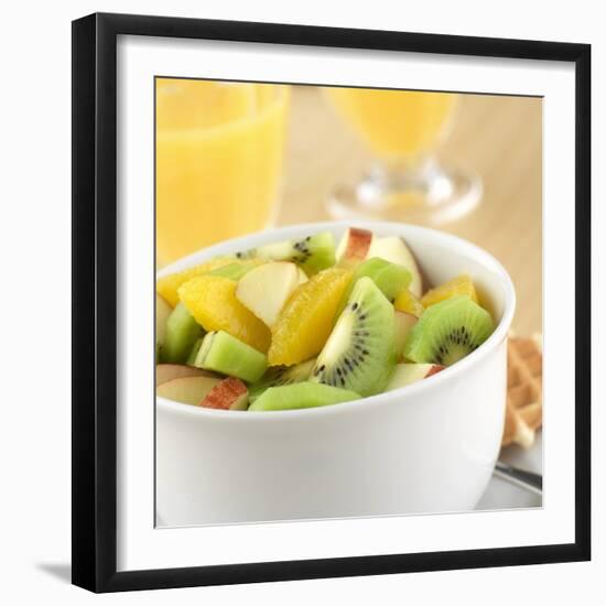 Small Bowl of Fruit Salad-Alexander Feig-Framed Photographic Print