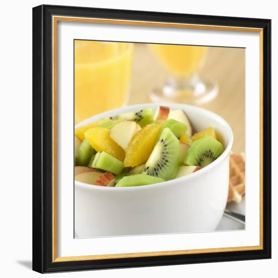 Small Bowl of Fruit Salad-Alexander Feig-Framed Photographic Print