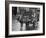 Small Boy Waits Patiently on a Donkey Cart in the Market Place at Kildare Co Kildare Ireland-null-Framed Photographic Print