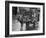 Small Boy Waits Patiently on a Donkey Cart in the Market Place at Kildare Co Kildare Ireland-null-Framed Photographic Print