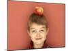 Small Boy with Apple on His Head-Marc O^ Finley-Mounted Photographic Print