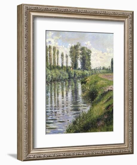 Small Branch of the Seine at Argenteuil-Gustave Caillebotte-Framed Giclee Print