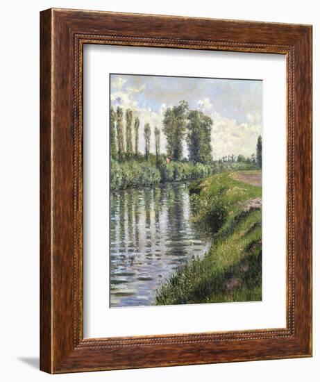 Small Branch of the Seine at Argenteuil-Gustave Caillebotte-Framed Giclee Print