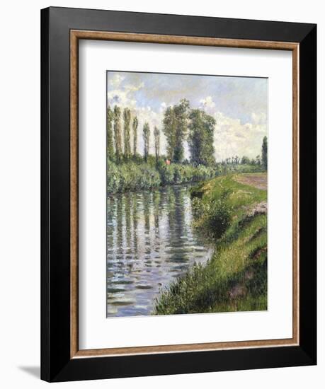 Small Branch of the Seine at Argenteuil-Gustave Caillebotte-Framed Giclee Print