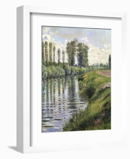 Small Branch of the Seine at Argenteuil-Gustave Caillebotte-Framed Giclee Print