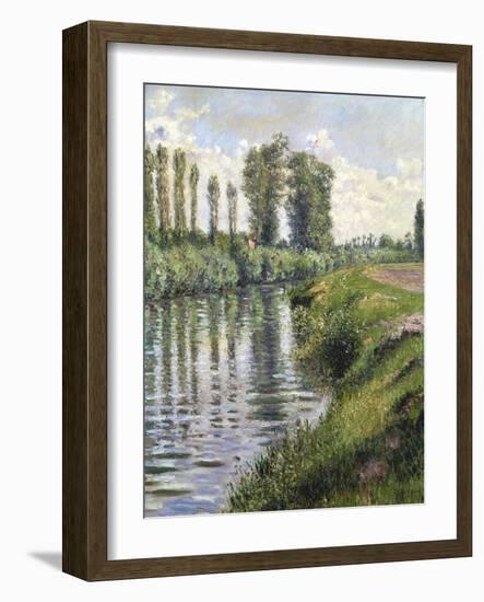 Small Branch of the Seine at Argenteuil-Gustave Caillebotte-Framed Giclee Print