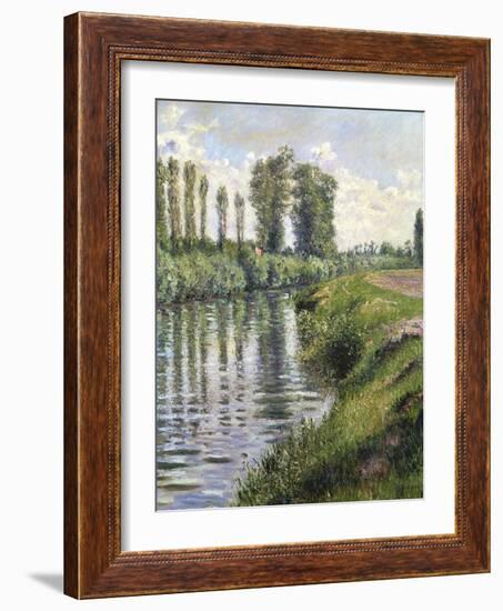 Small Branch of the Seine at Argenteuil-Gustave Caillebotte-Framed Giclee Print