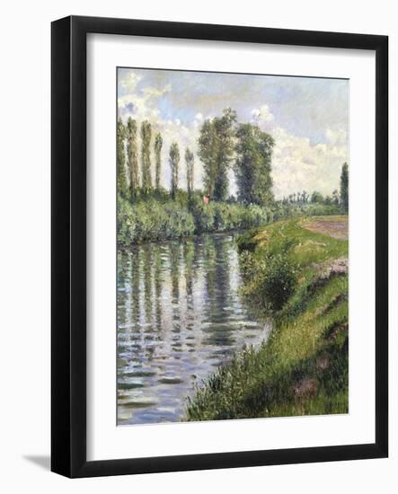 Small Branch of the Seine at Argenteuil-Gustave Caillebotte-Framed Giclee Print