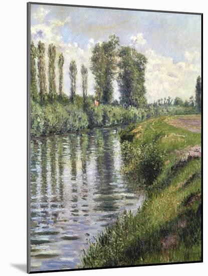 Small Branch of the Seine at Argenteuil-Gustave Caillebotte-Mounted Giclee Print