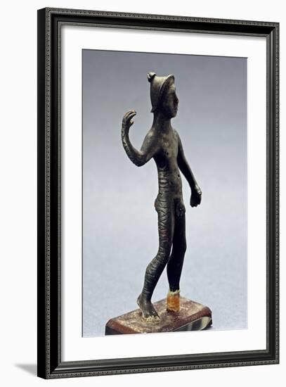 Small Bronze Figurine with Paleovenetian Inscription from Lagole-null-Framed Giclee Print