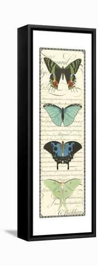 Small Butterfly Prose Panel II-Vision Studio-Framed Stretched Canvas