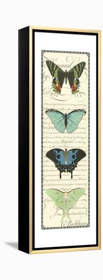 Small Butterfly Prose Panel II-Vision Studio-Framed Stretched Canvas