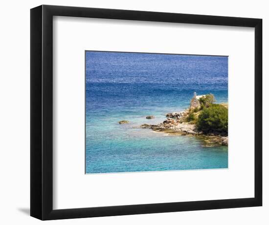 Small chapel by the sea, Hvar Island, Croatia-Terry Eggers-Framed Photographic Print