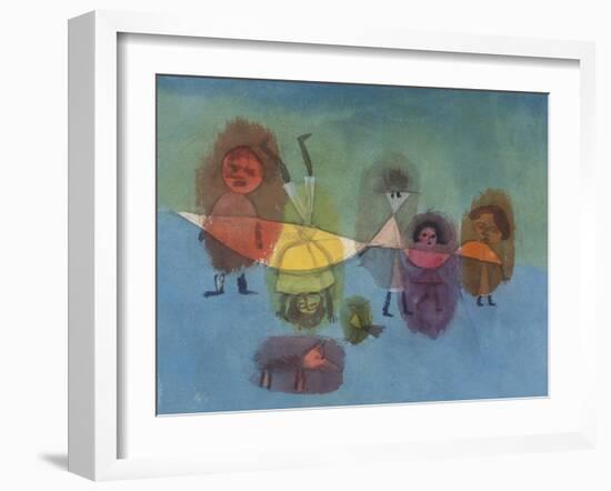 Small Children; Kindergruppe-Paul Klee-Framed Giclee Print