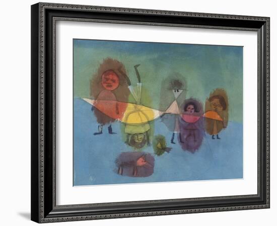 Small Children; Kindergruppe-Paul Klee-Framed Giclee Print