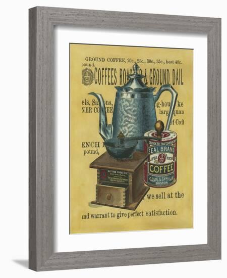 Small Coffee Grounds-null-Framed Art Print