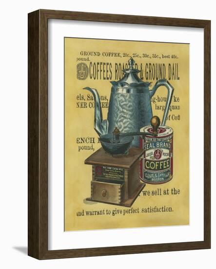 Small Coffee Grounds-null-Framed Art Print