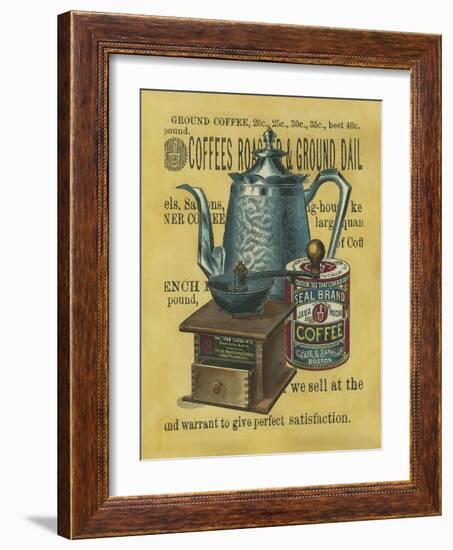 Small Coffee Grounds-null-Framed Art Print
