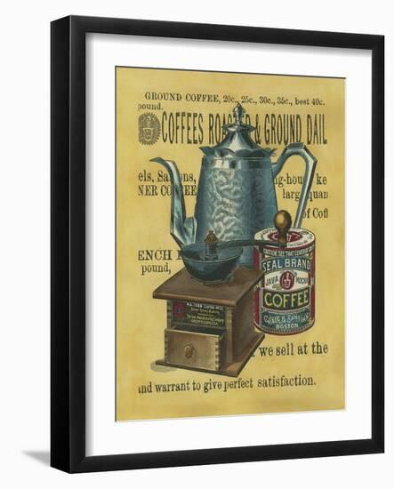 Small Coffee Grounds-null-Framed Art Print