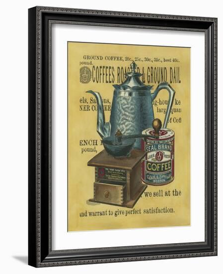 Small Coffee Grounds-null-Framed Art Print