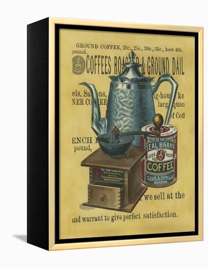 Small Coffee Grounds-null-Framed Stretched Canvas