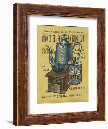 Small Coffee Grounds-null-Framed Art Print