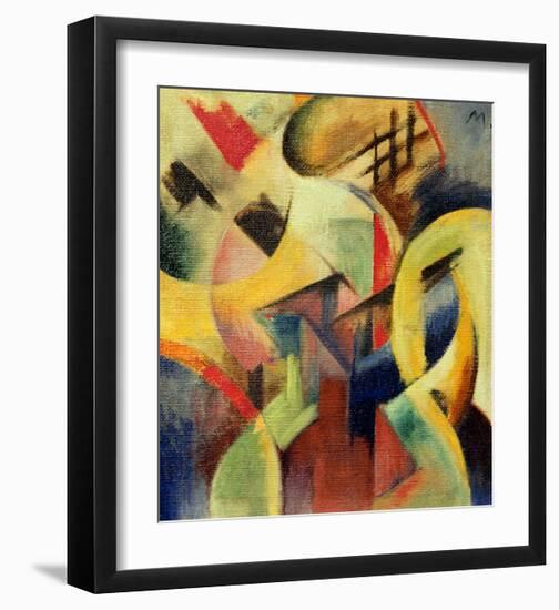 Small composition I-Franz Marc-Framed Giclee Print