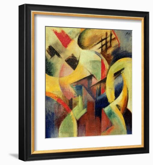 Small composition I-Franz Marc-Framed Giclee Print