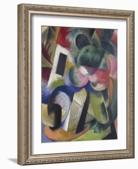 Small Composition II, House with Trees-Franz Marc-Framed Giclee Print