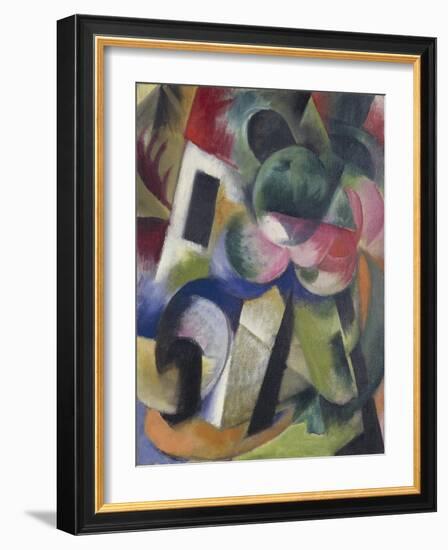 Small Composition II, House with Trees-Franz Marc-Framed Giclee Print