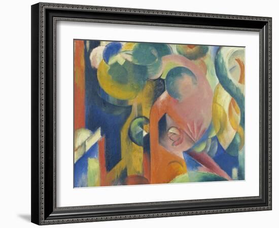 Small Composition Iii, 1913/1914-Franz Marc-Framed Giclee Print