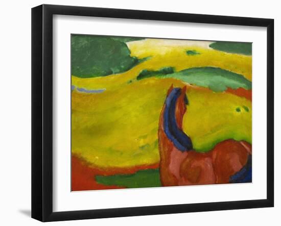 Small Composition III. Oil on canvas.-Franz Marc-Framed Giclee Print